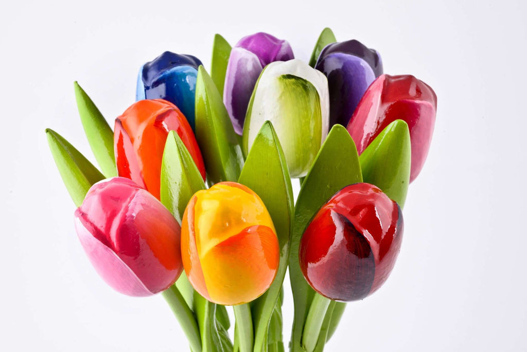 MomoMoments Boeket van hout voor je geliefde, 9 houten tulpen, 34 cm hoog, handbeschilderd, boeket, houten bloemen, Moederdag, cadeau voor vrouwen, Made in Holland (geel/oranje MomoMoments Boeket van hout voor je geliefde, 9 houten tulpen, 34 cm hoog, handbeschilderd, boeket, houten bloemen, Moederdag, cadeau voor vrouwen, Made in Holland (geel/oranje