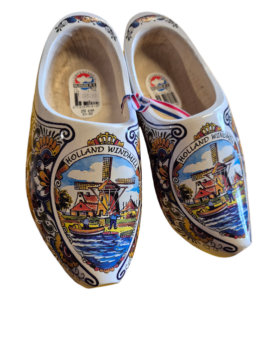 Wooden Shoes Delfts Blue