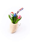 Wooden Shoe with Tulips