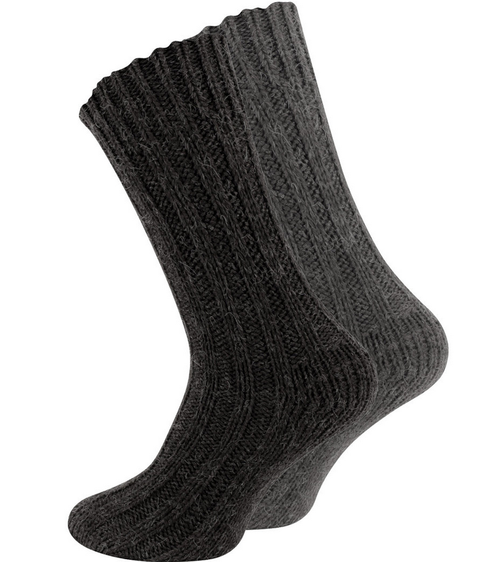 Woolen Alpaka Socks Black