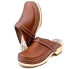 brown clogs