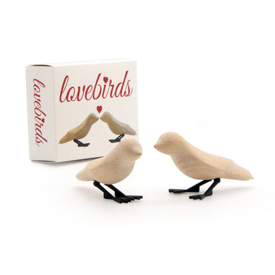 Wooden Love Birds