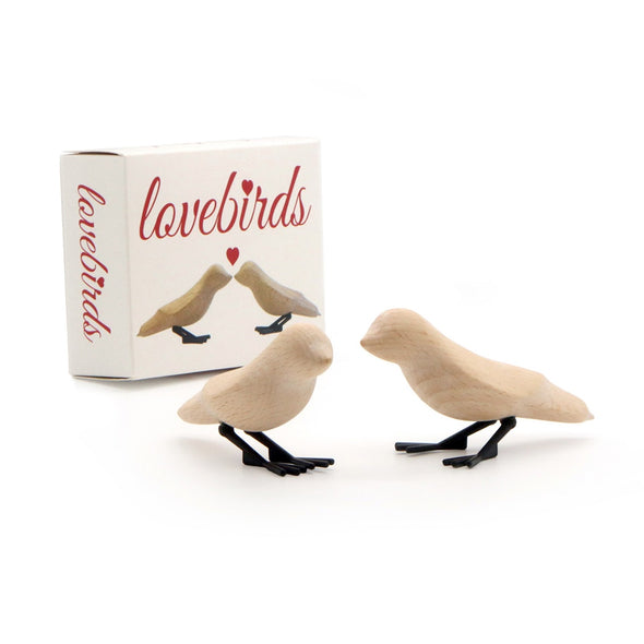 Wooden Love Birds