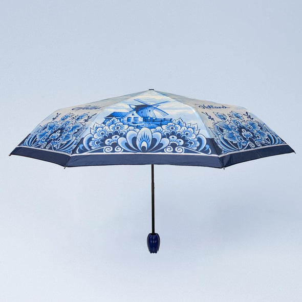 Umbrella Delft Blue Windmill