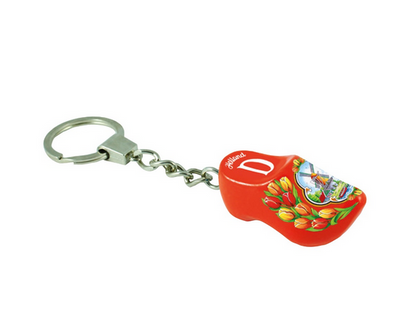 Clogs Keychain with Letter - Orange