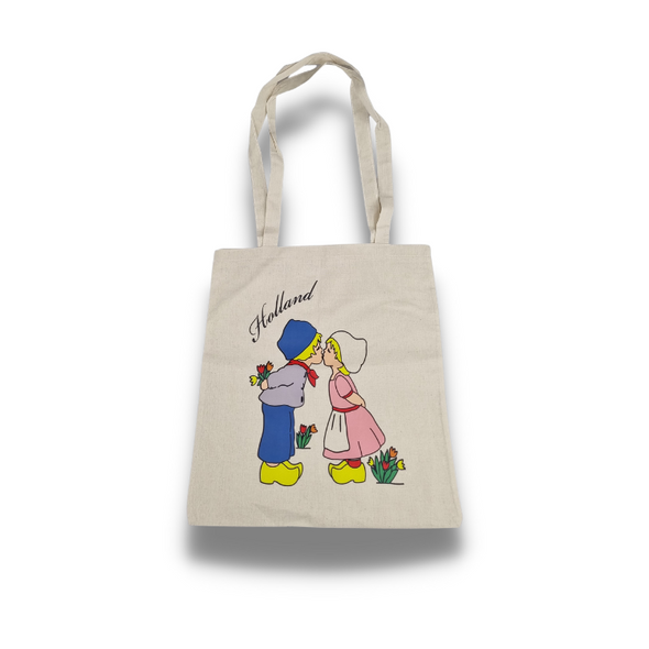 Canvas Bag Holland Kissing Couple