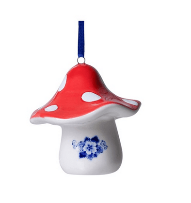 Christmas ornament mushroom cap