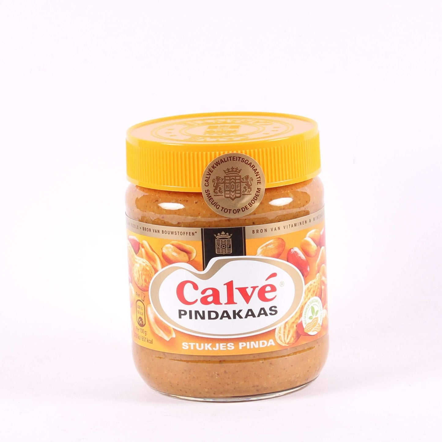 Calvé Pindakaas with Peanutpieces, Dutch Peanutbutter