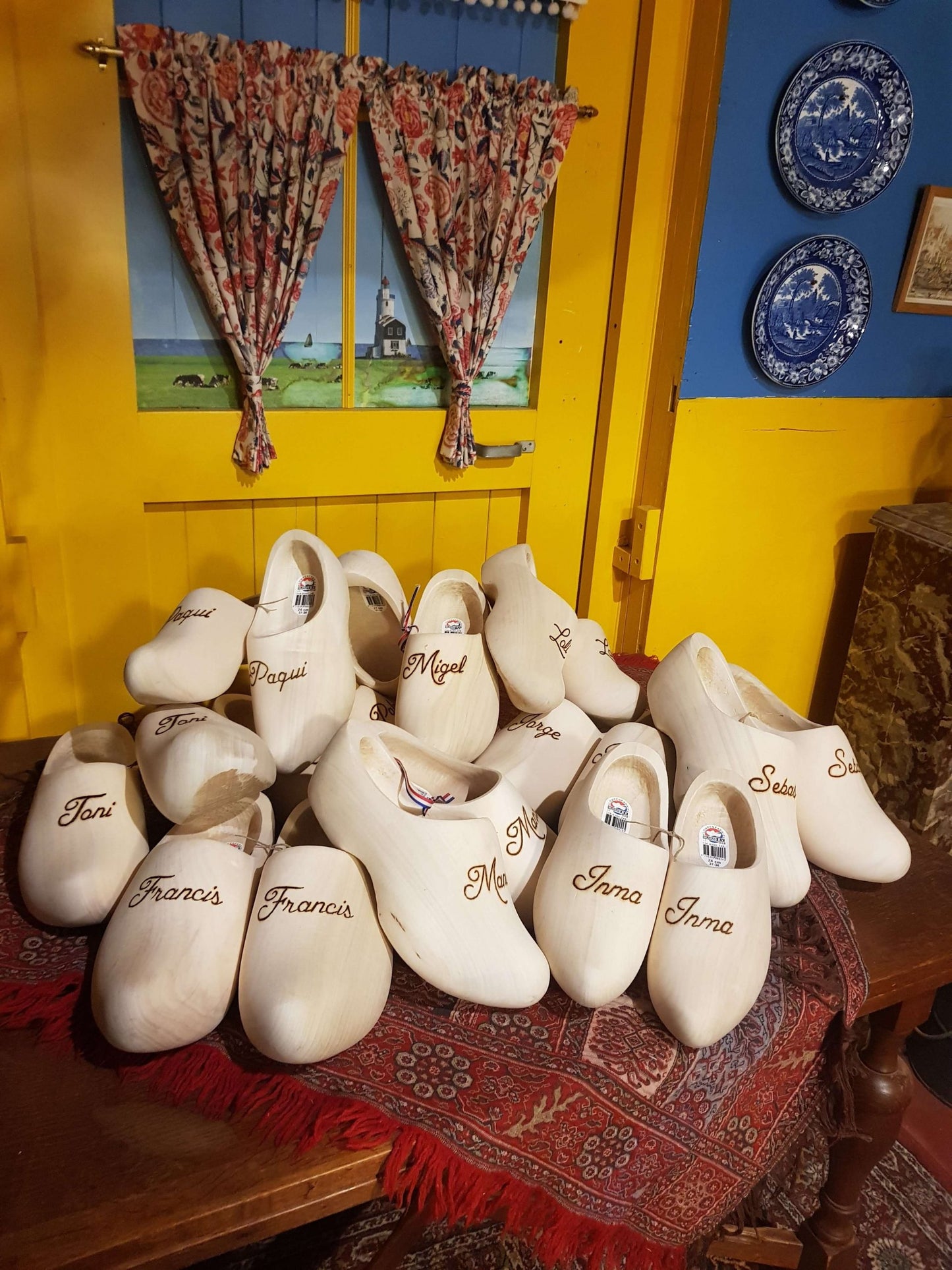 Engraved Wooden Shoes, Get your name on your Clogs