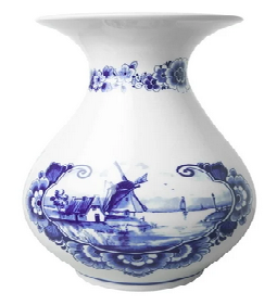 Delfts Belly Vase Landscape Large