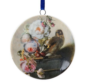 Delfts Christmas Ornament The Goldfinch