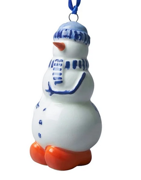Delfts Christmas Snowman