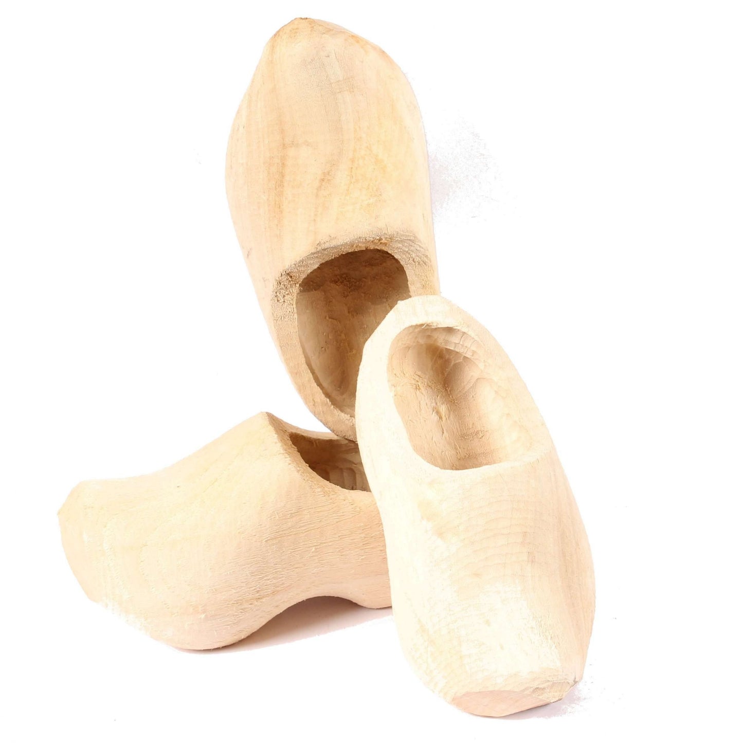 Raw Unfinished Clogs 3 Shoes / Unfinished Wooden Shoes