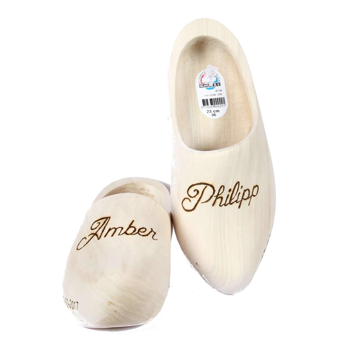 Engraved Wooden Shoes, Get your name on your Clogs