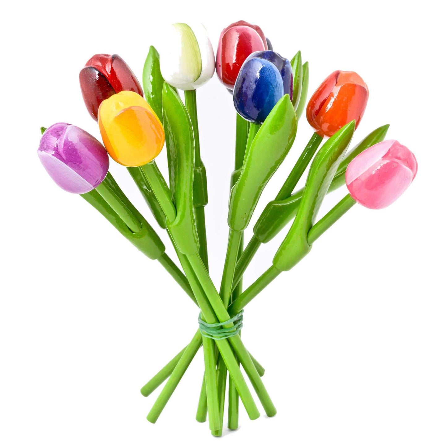Bunch of Tulips, Wood, 9 pieces, Small